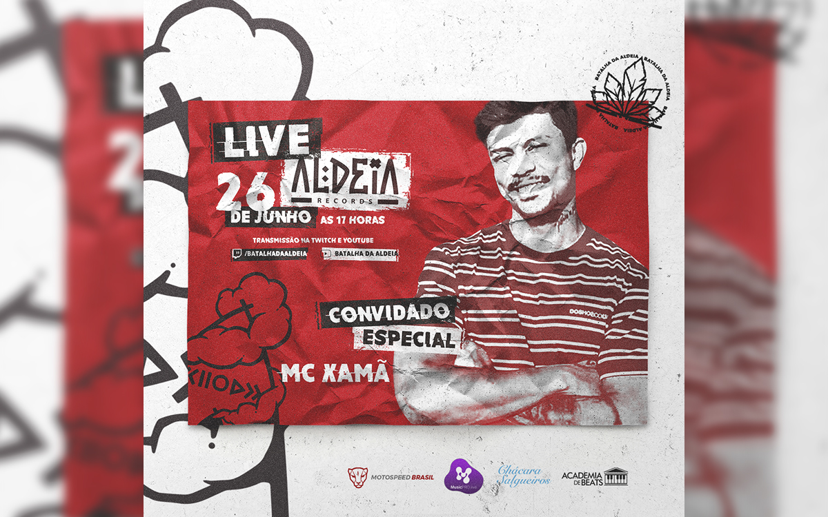 LIVE: Batalha da Aldeia se apresenta hoje (26), com Xamã, Jaya e Mikezin confirmados