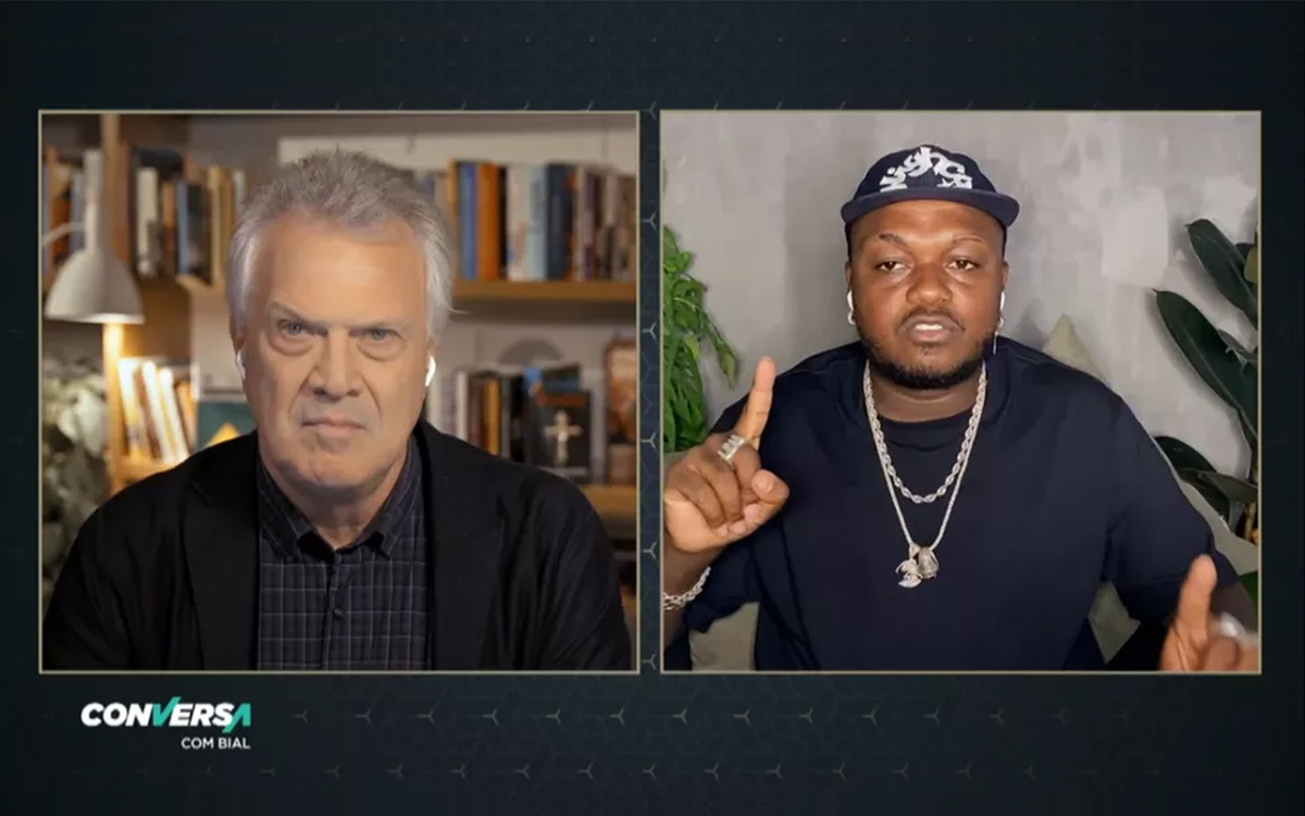 Djonga é o convidado do programa Conversa com Bial deste terça-feira (17)