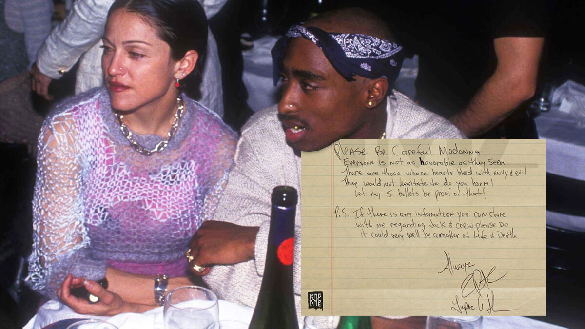 tupac e madonna relação