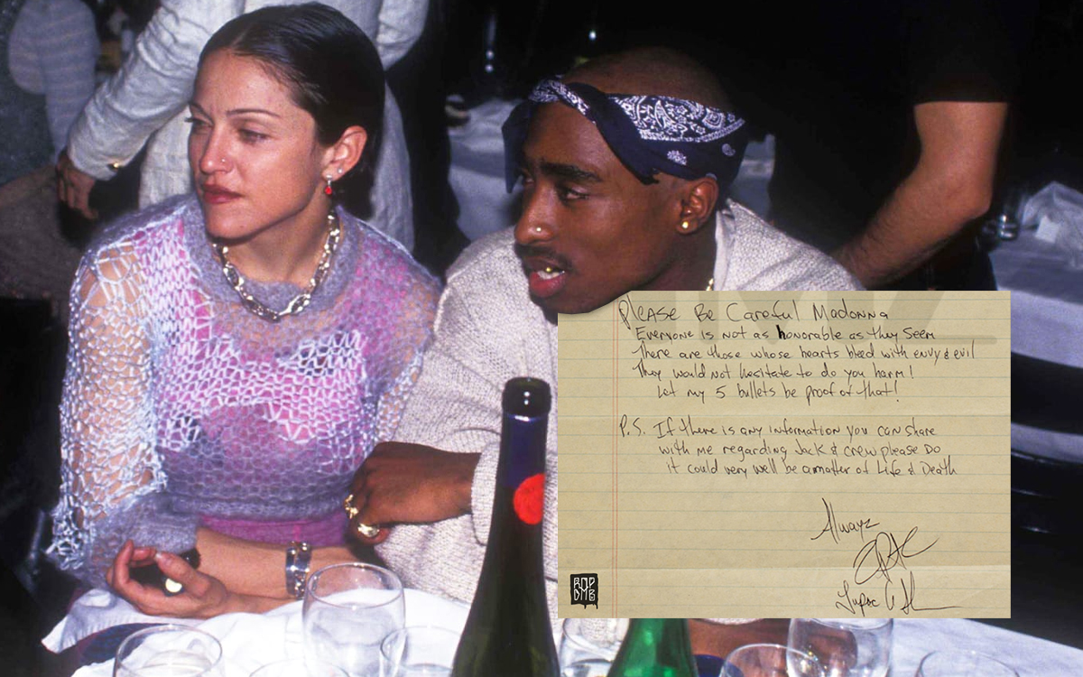 tupac e madonna relação