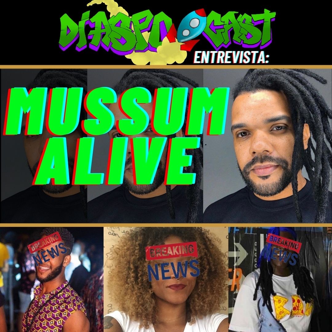 Mussum Alive revela histórias polêmicas e perigosas nos shows de Rap em novo episódio do DiaspoCast