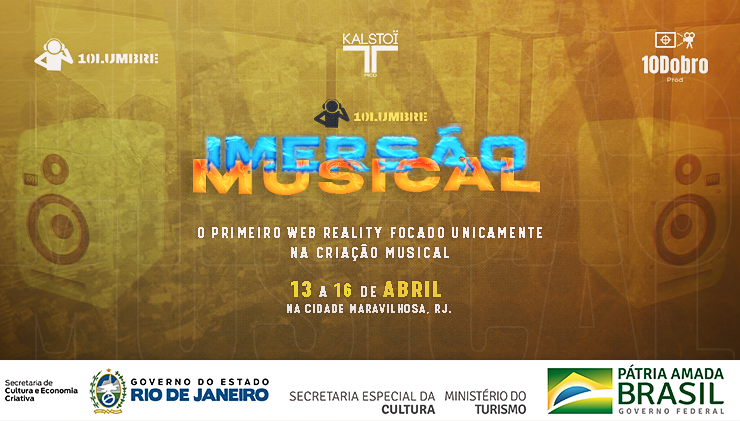 Entre os dias 13 e 16 de Abril, no Rio de Janeiro, acontecerá a “10LUMBRE – A IMERSÃO MUSICAL” , precisamente na Casa de Vidro localizada no ponto mais alto da comunidade do Vidigal, na zona sul carioca