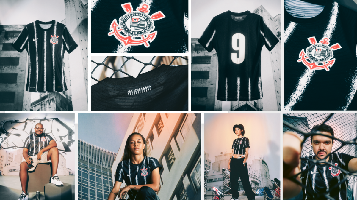 OS DONOS DA RUA: Arte urbana inspirada a nova camisa listrada do Corinthians