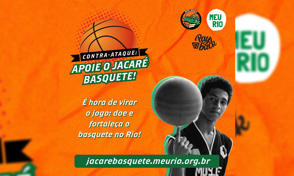 Depois da Rocinha, Payback se une ao Jacaré Basquete