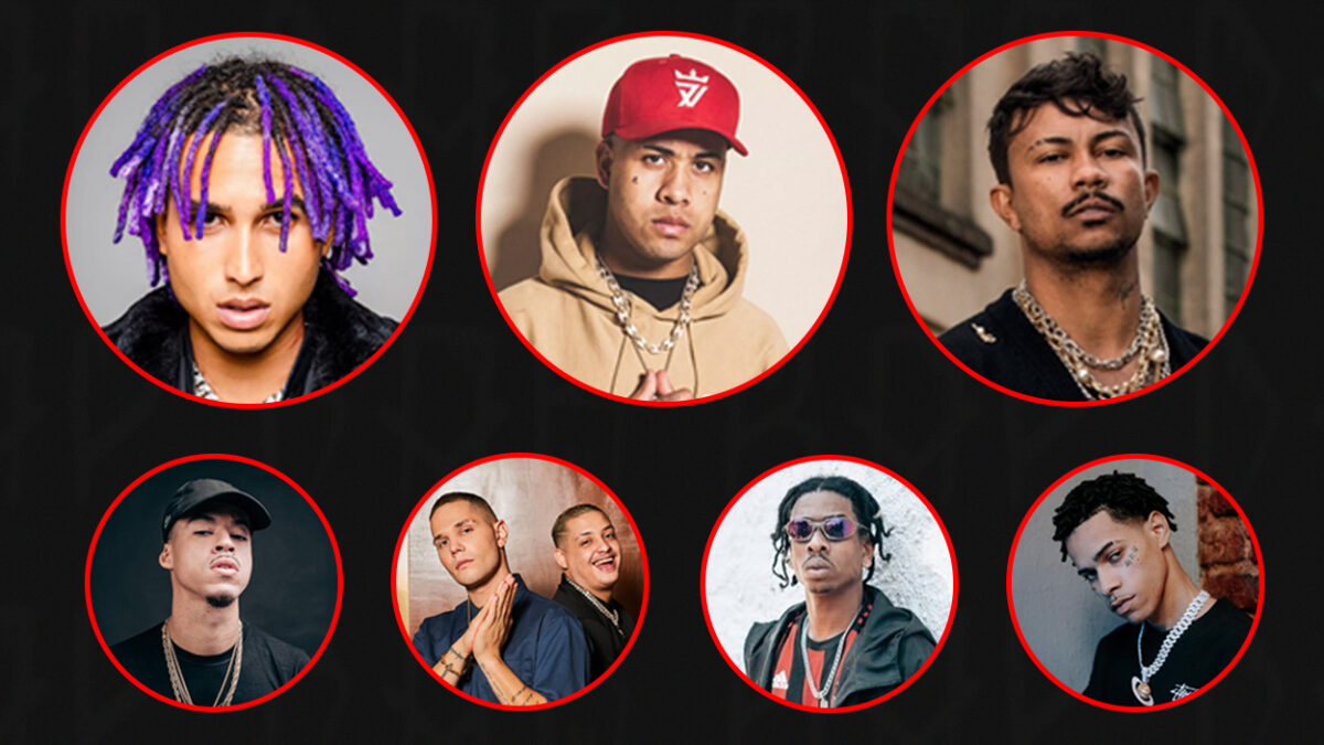 Outubro: Top 15 artistas do rap nacional, mais ouvidos do Spotify