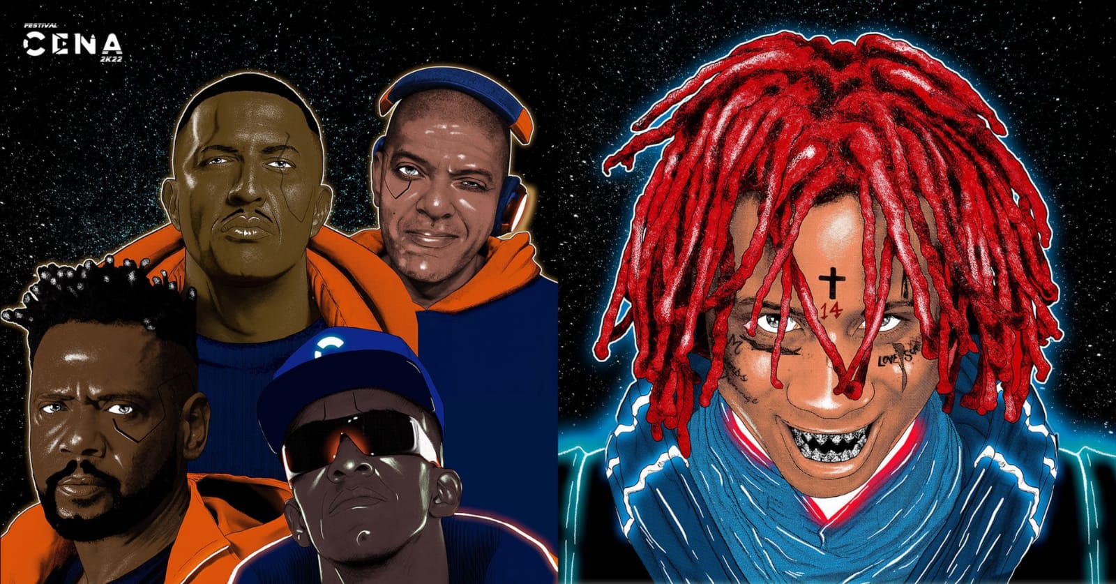 Cena 2k22 confirma Trippie Redd, Racionais Mc's, BC Raff e mais para o Festival que acontece em Abril
