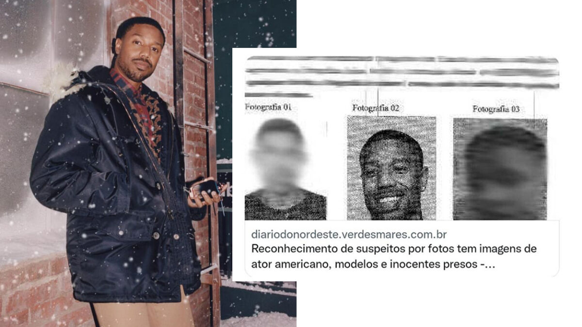 Foto de Michal B Jordan aparece na lista de procurados da polícia do Ceará