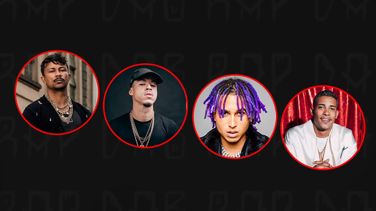 Os 25 artistas do rap nacional, com o maior número de ouvintes mensais em Janeiro