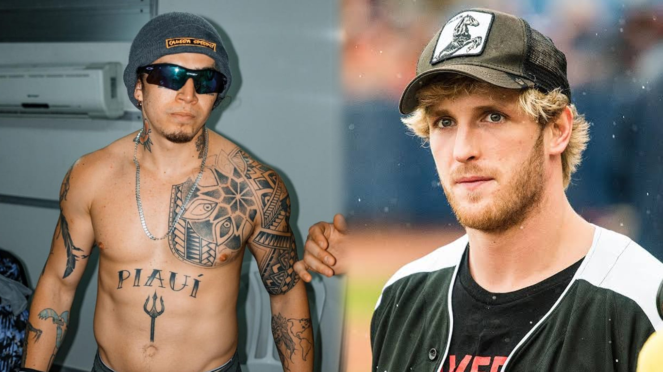 Logan Paul aceita desafio de boxe contra Whindersson, mas ofende Popó em rede social