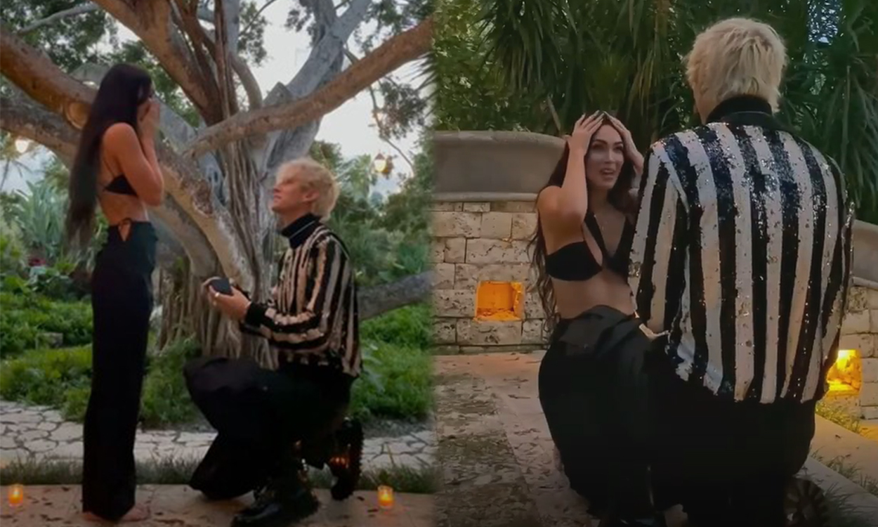 Machine Gun Kelly e Megan Fox estão noivos: "Bebemos sangue um do outro"