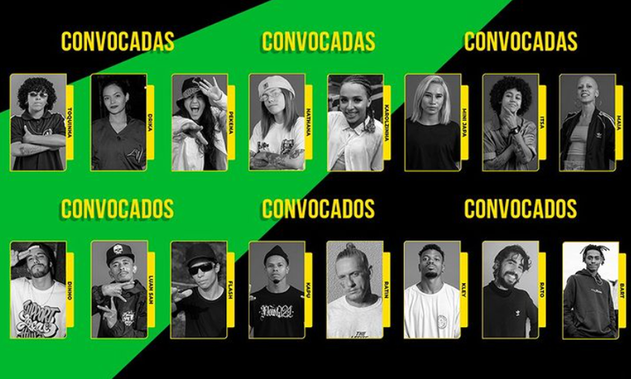 A primeira seleção brasileira de Breaking da história, está formada!