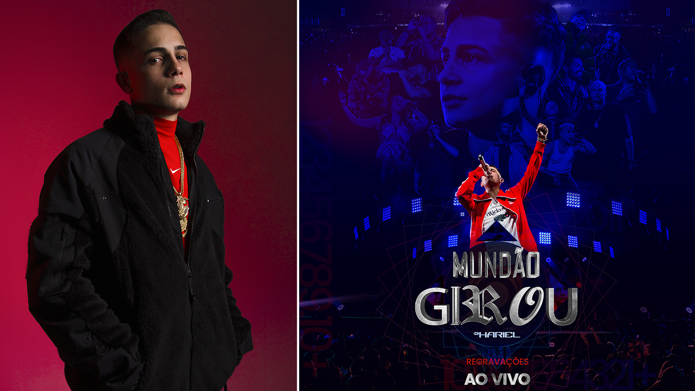 MC Hariel canta maiores sucessos de sua carreira na 2ª parte do DVD “Mundão Girou”