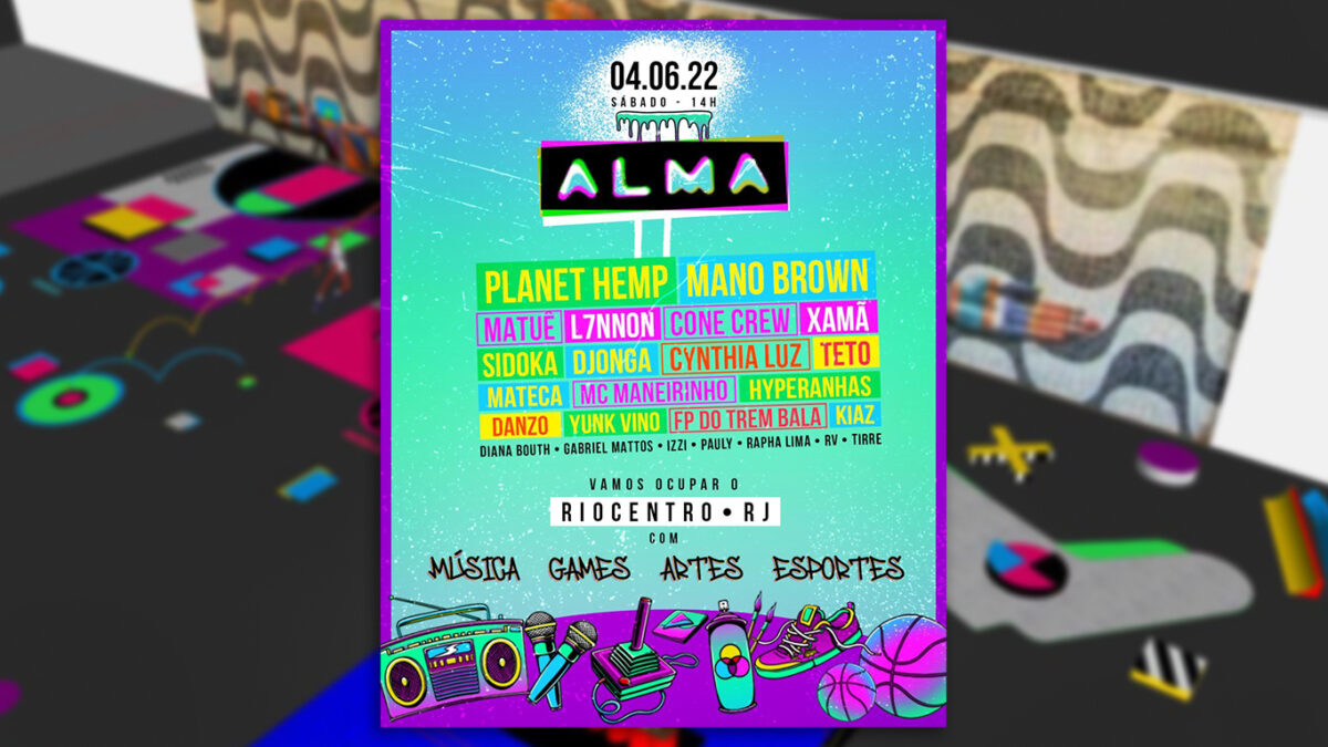 Mano Brown, Planet Hemp, Matuê, Djonga e L7nnon estão confirmados no ALMA Festival
