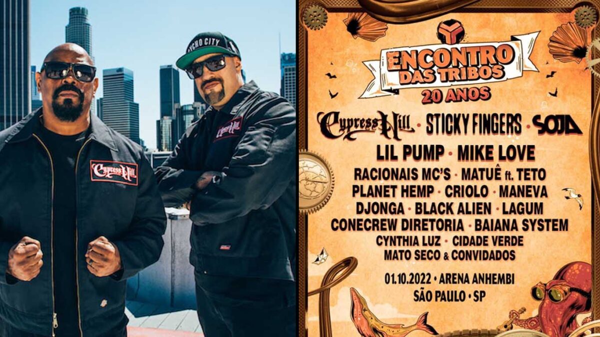 Encontro das Tribos confirma Cypress Hill, Lil Pump, Soja, Racionais Mc's e mais no evento que ocorre em outubro, em São Paulo