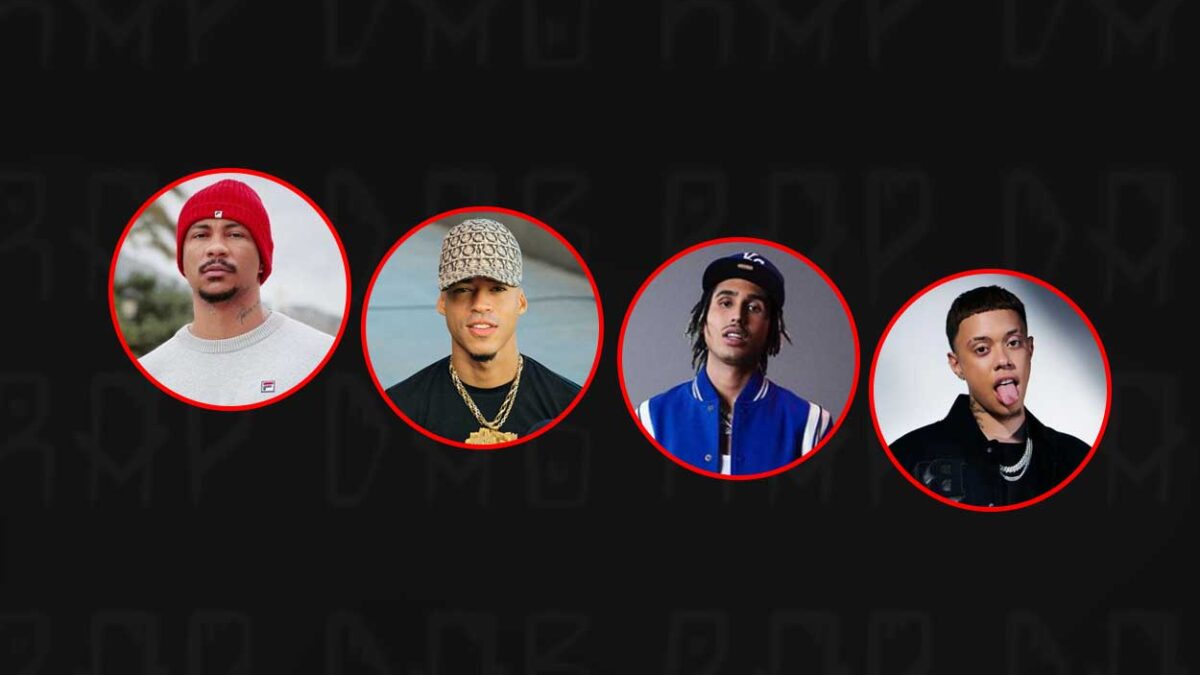 Os 15 artistas do rap nacional, com maior número de ouvintes em abril