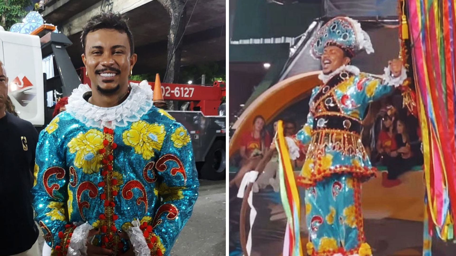 Grande Rio: Xamã faz estreia na Sapucaí em desfile que homenageia Zeca Pagodinho