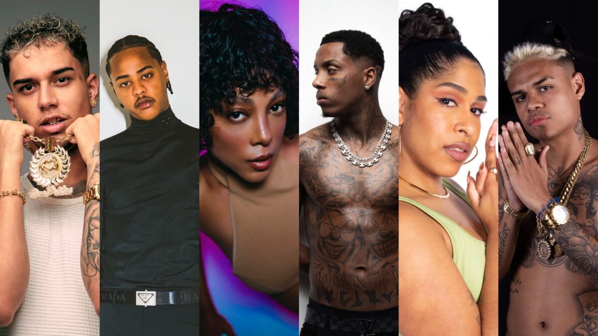 Kayblack, Veigh, Negra Li, MC Cabelinho, Drik Barbosa e TZ da Coronel sobem ao palco do Rap In Cena Festival pela primeira vez