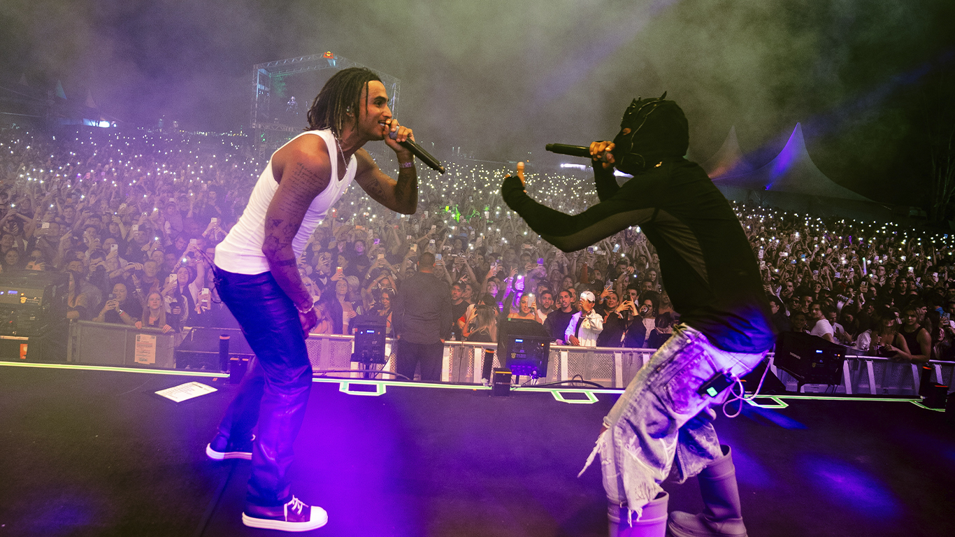 Matuê e Rich the Kid cantam “Conexões de Máfia” pela primeira vez ao vivo