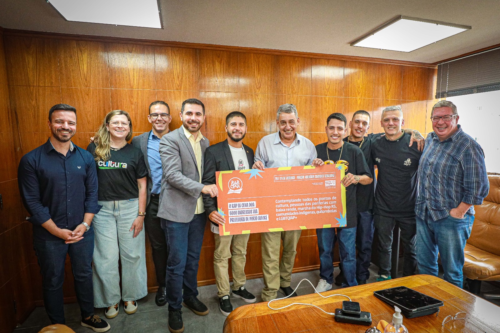 Rap In Cena faz parceria com a Prefeitura de Porto Alegre e distribui 6 mil ingressos solidários gratuitamente