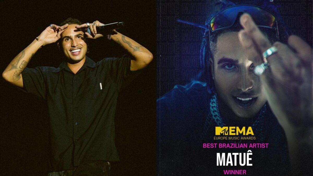 MTV EMA: Matuê é eleito o Melhor Artista Brasileiro de 2023