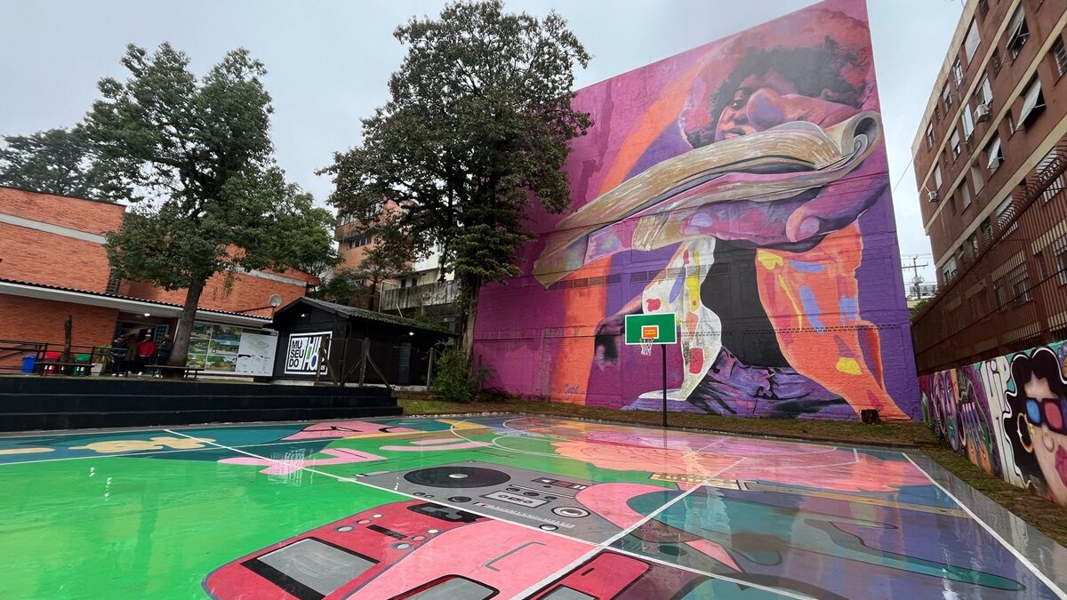 Quadra Petrobrás é inaugurada com jogos de basquete
