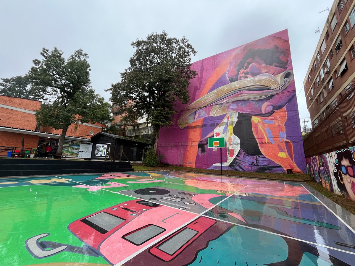 Quadra Petrobrás é inaugurada com jogos de basquete