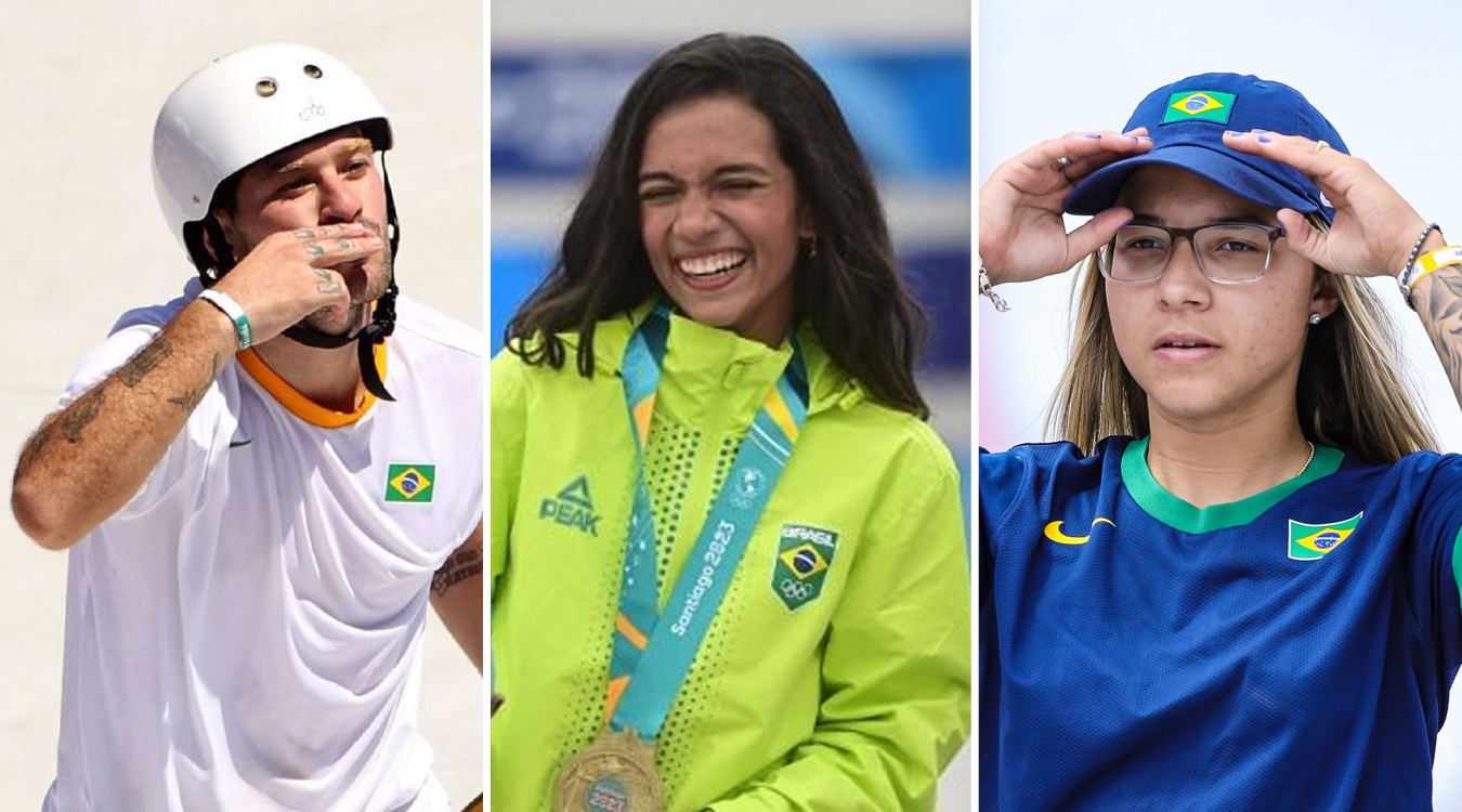 Os 12 skatistas brasileiros classificados para os Jogos Olímpicos de Paris 2024