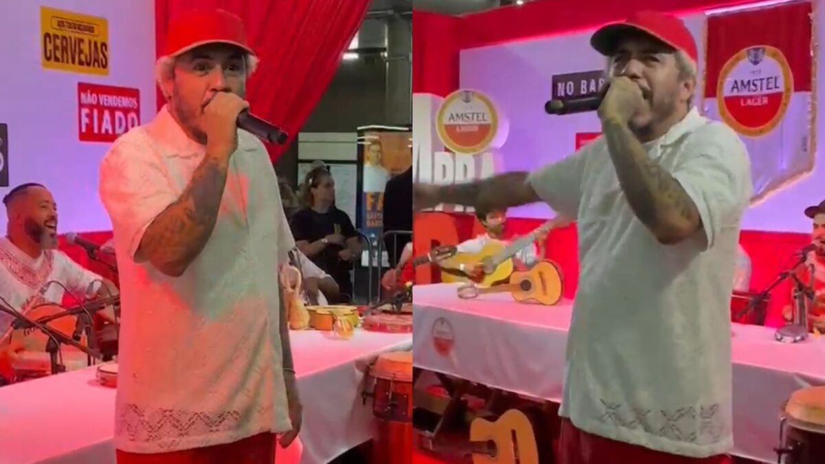 Amstel leva Marcelo D2 e roda de samba em apresentação surpresa no metrô Sé