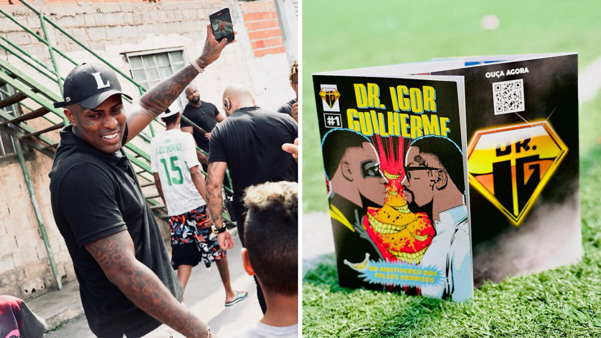 Mc IG promove distribuição de HQ's do seu último álbum para crianças em SP