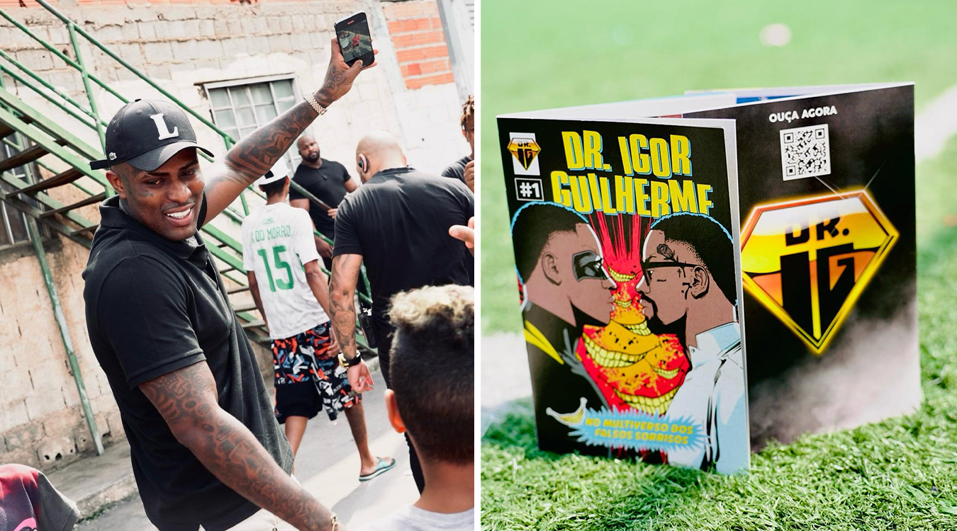 Mc IG promove distribuição de HQ's do seu último álbum para crianças em SP