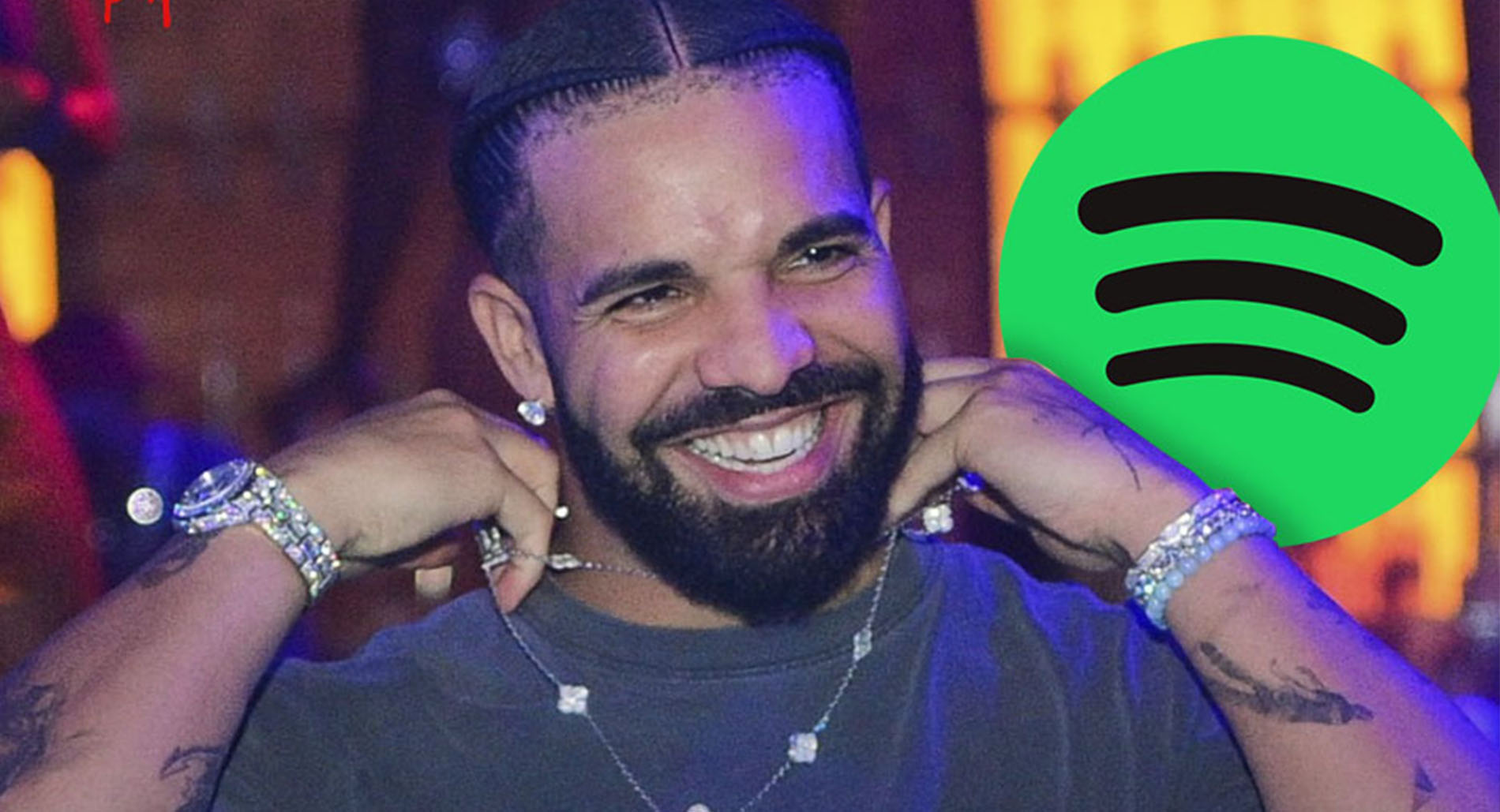 Drake é o rapper que mais acumula músicas acima dos 100M de streams