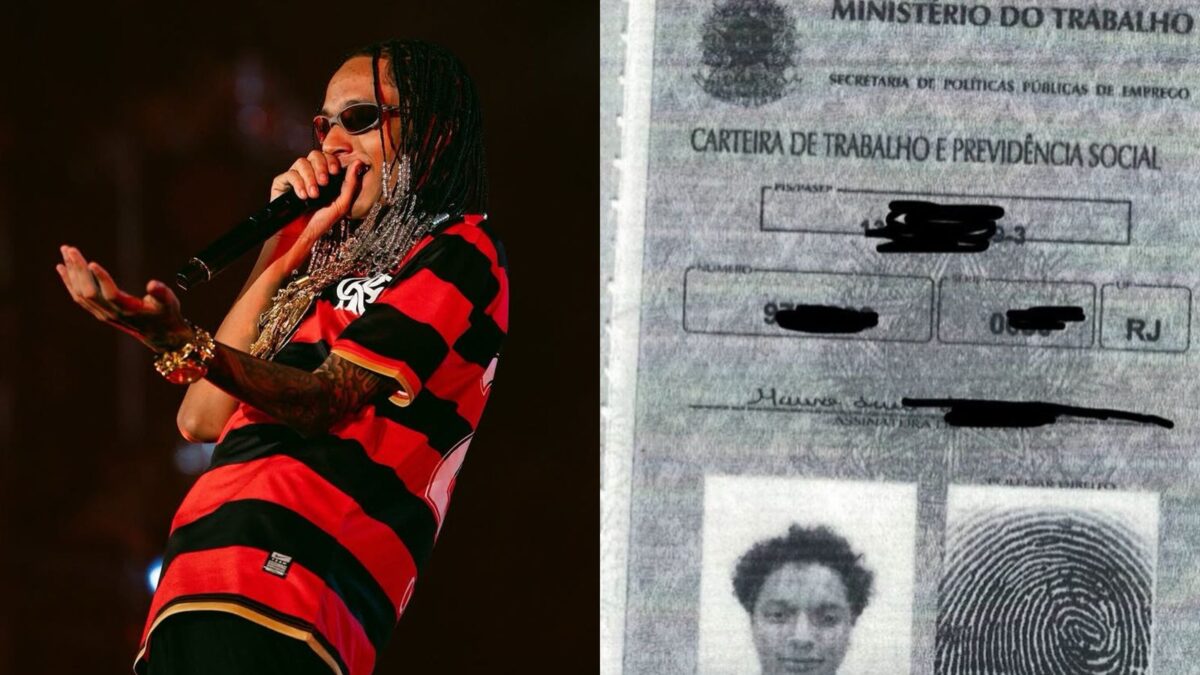 Ex-patrão de Oruam revela que ele era um funcionário perfeito e mostra imagem de sua carteira de trabalho