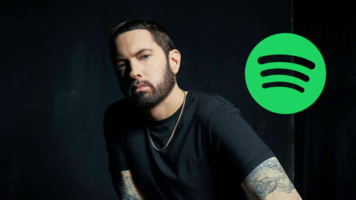 Eminem é o único rapper com 2 bilhões de streams em 5 músicas no Spotify