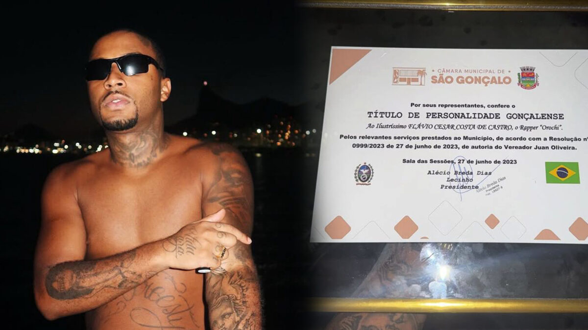 Orochi recebe Título de Personalidade Gonçalense