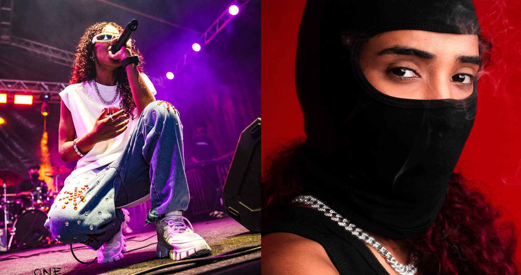 ASTRAL, jovem promessa do trap carioca e primeira trapper feminina autodeclarada de Magé, será destaque no show histórico ao lado de Matuê.