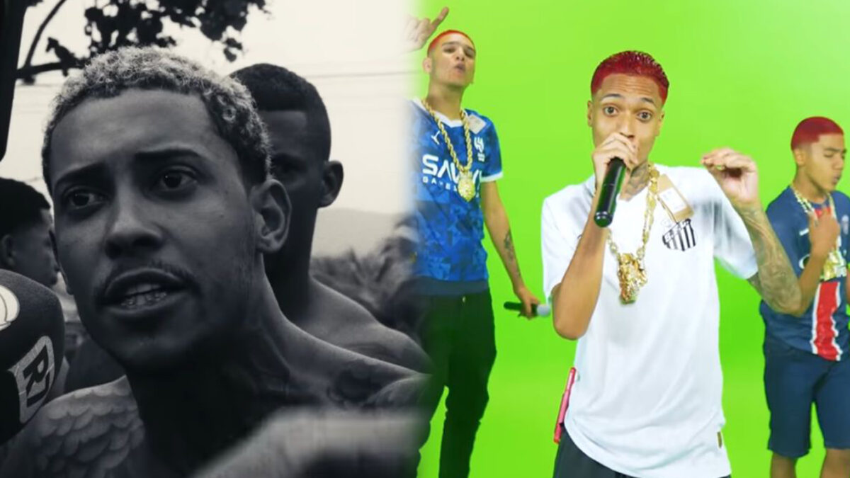 MC Poze e Oruam alcançam ao TOP 1 e 2 dos vídeos em alta no Youtube