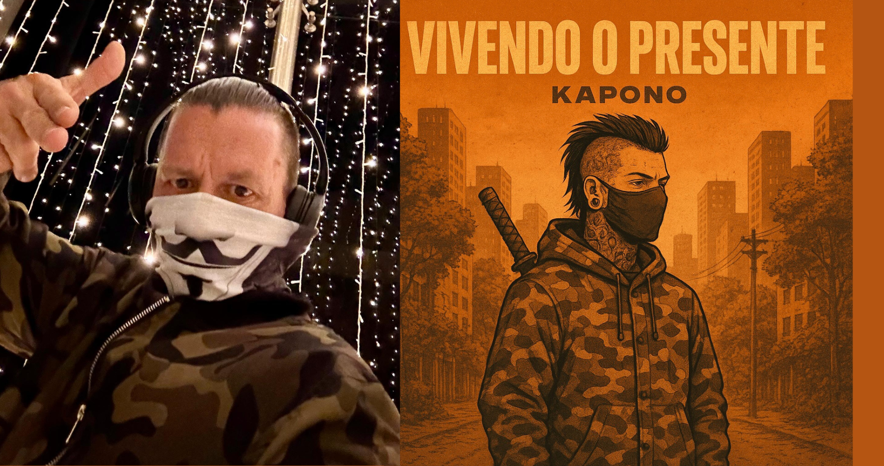 Kapono lança "Vivendo o Presente": um som consciente com alma e propósito