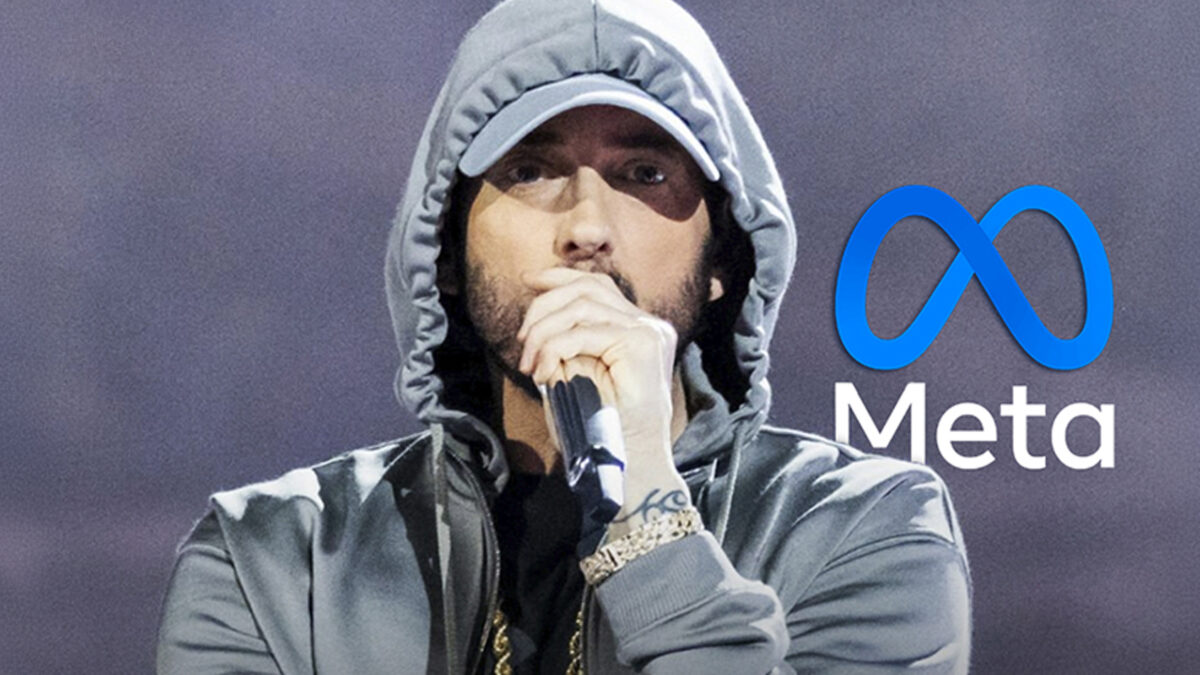 Eminem processa 'Meta' em R$610 milhões por violação de direitos autorais