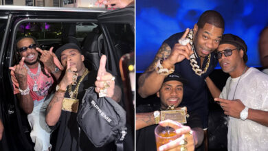 Orochi se encontra com Busta Rhymes, Quavo e TY Dolla em Miami, com Ronaldinho Gaúcho