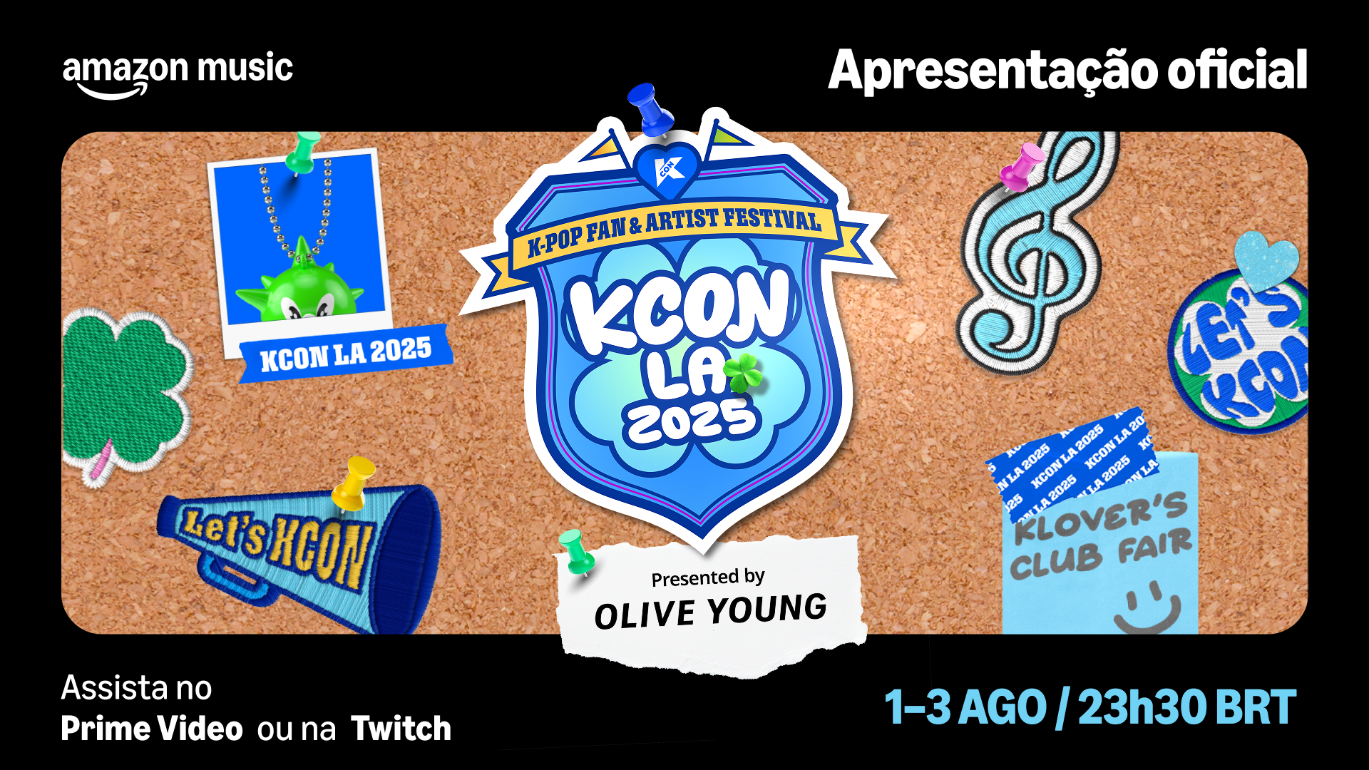 Amazon Music fará transmissão ao vivo exclusiva do KCON LA 2025
