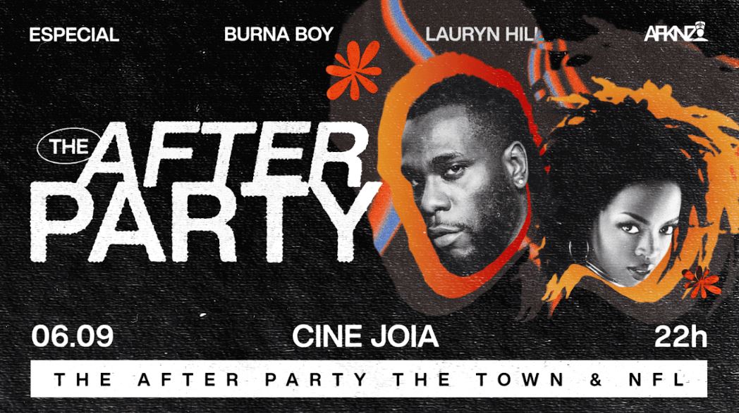 Africanize apresenta After Oficial dos fãs de Burna Boy & Lauryn Hill em São Paulo