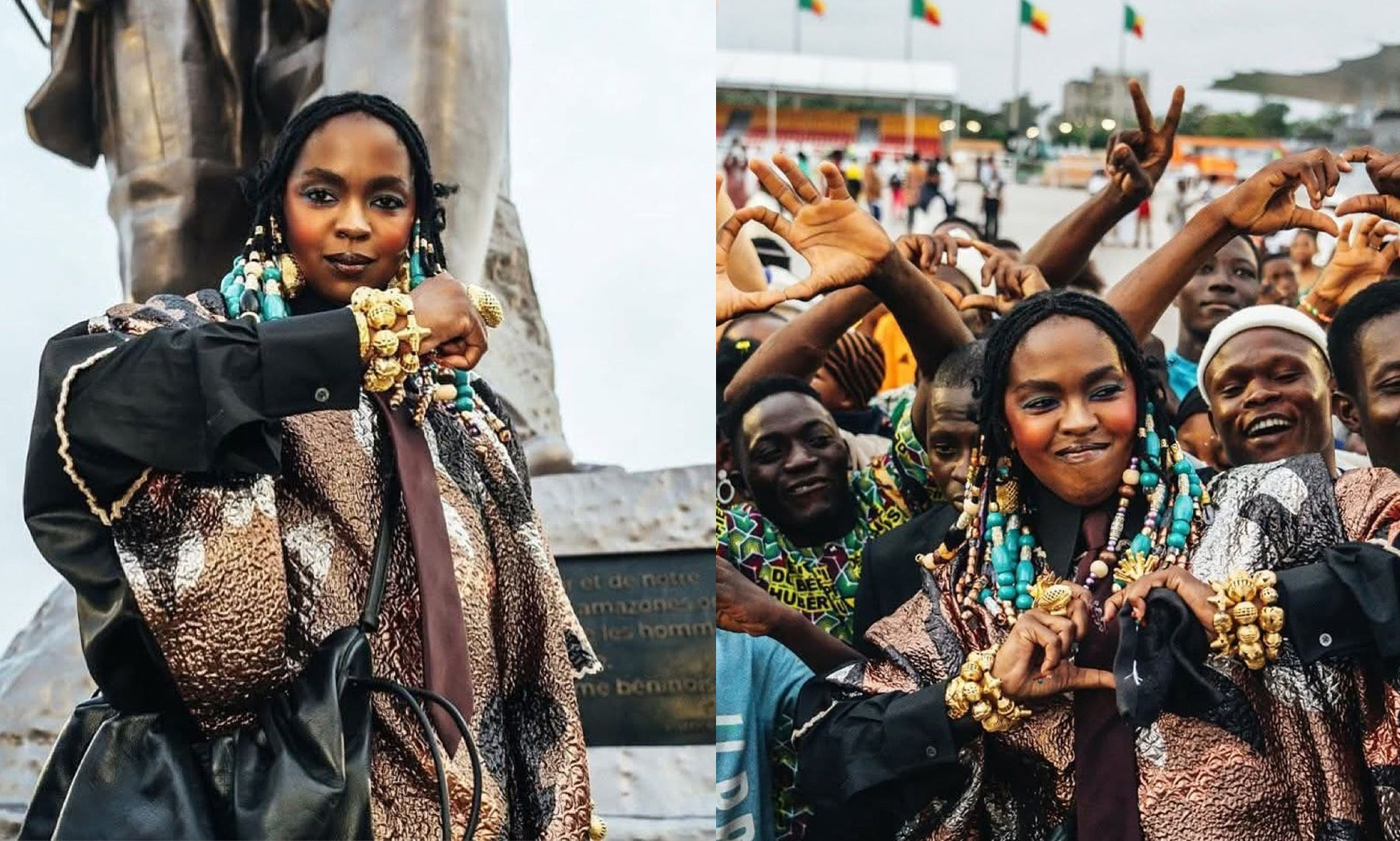 Lauryn Hill recebe cidadania honorária do Benin durante celebrações da Independência