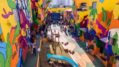 Projeto Favela 3D do The Town em parceria com a Gerando Falcões