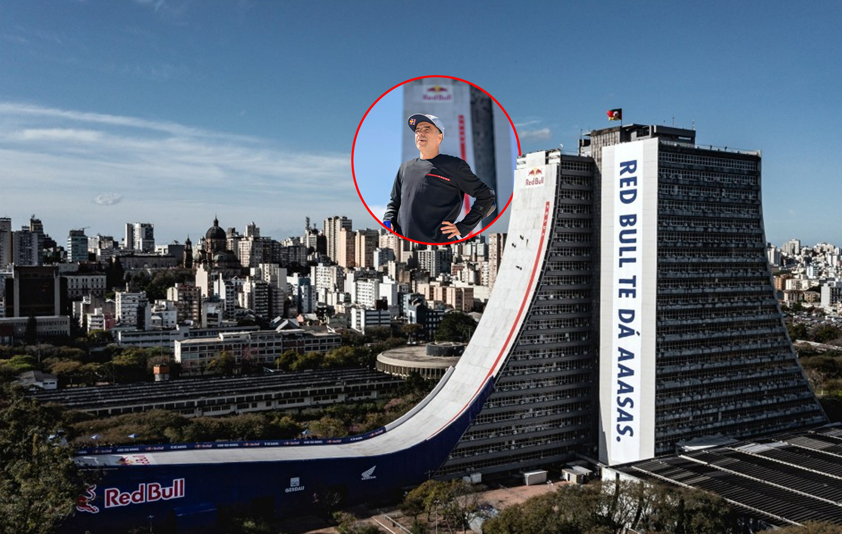 Mineirinho descerá megarrampa do CAFF, em Porto Alegre, pelo Red Bull Building Drop