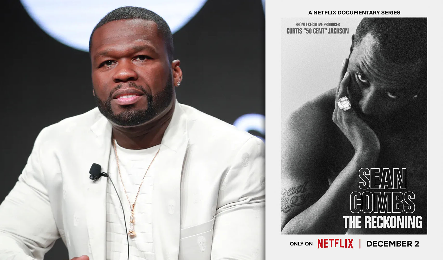 "Sean Combs: O Acerto de Contas": Série documental produzida por 50 Cent, ganha data de estreia na Netflix