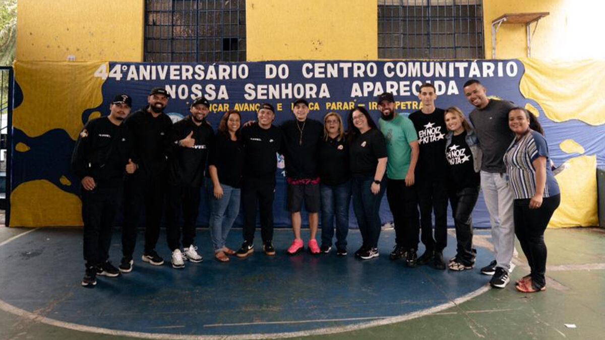 MC Hariel promove ação social em comunidade da Zona Norte de São Paulo