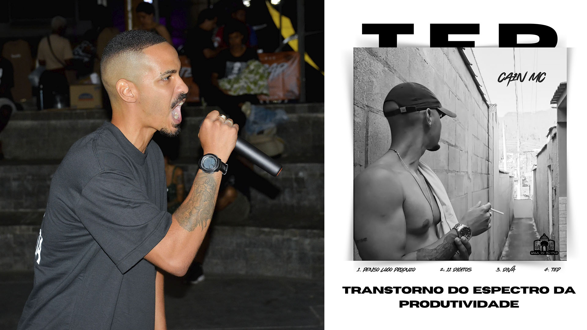 CA1N MC lança “TEP”, EP que reflete sobre o peso da produtividade na vida moderna
