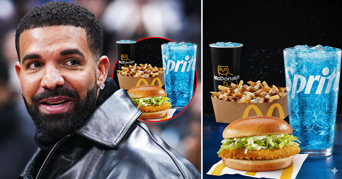 Collab de Drake com MCDonald's Canadá é lançada com copo de edição limitada