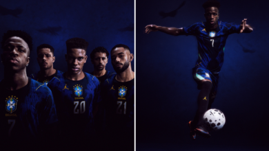 Jordan Brand e CBF fazem parceria histórica e revelam camisa 2 da Seleção Brasileira