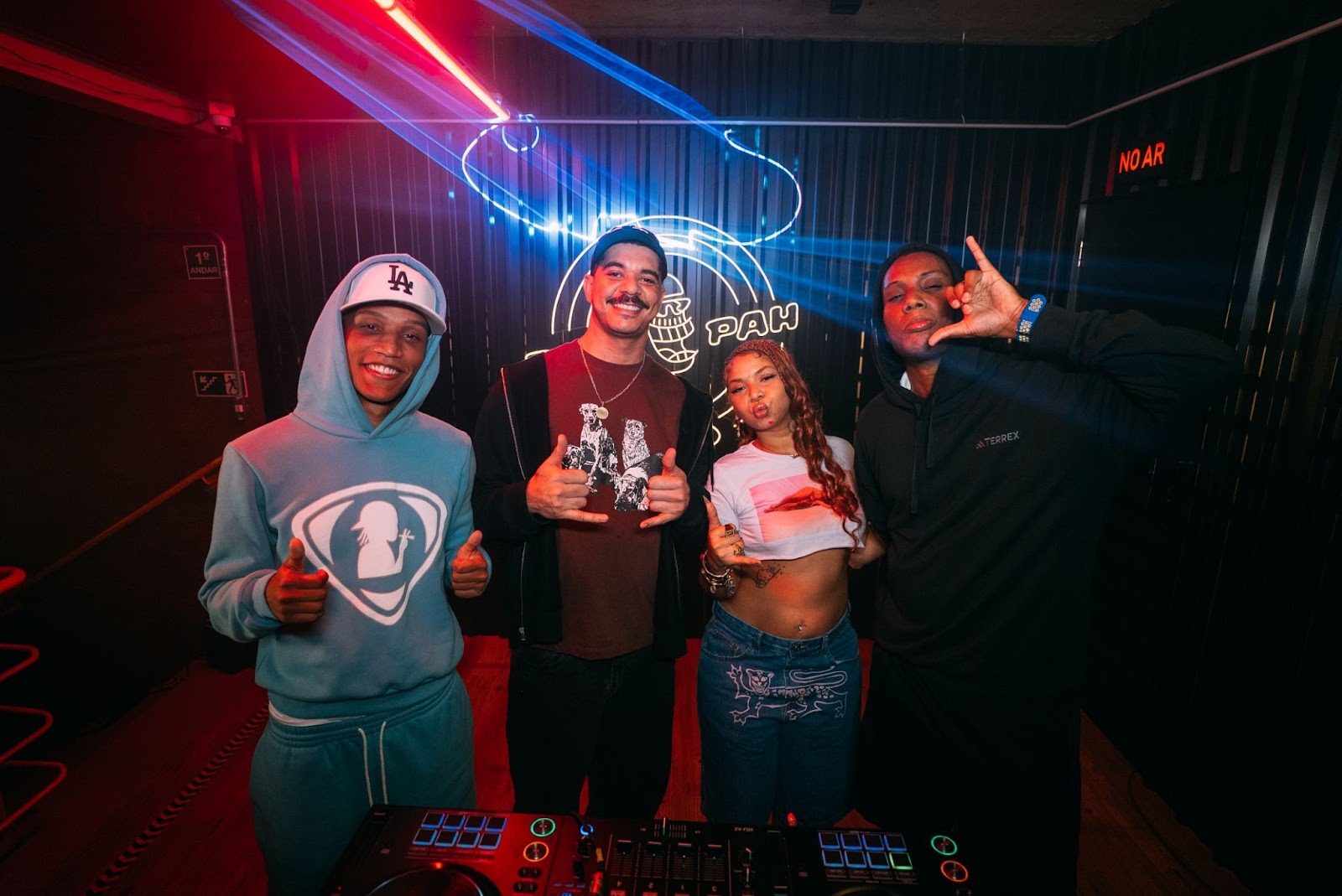 Yuri Redicopa, MC Mu540, NandaTsunami e MC GW_crédito Natã Figueiredo @natanconect